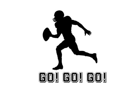 American Football Player Graphics for Crafts