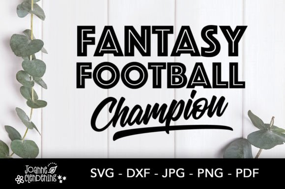 Fantasy Football Champion Graphics for Crafts