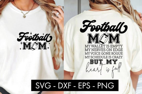 Football Mom My Wallet is Empty SVG Cut Graphics