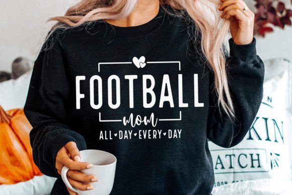 Football Mom SVG: Sports Mom Graphics for Crafts