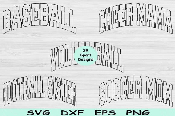 Football SVG Graphics for Crafts & Content Publishing