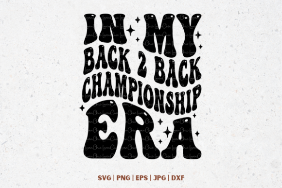 In My Back 2 Back Champion Era Football Graphics