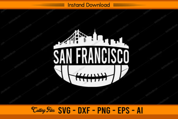 San Francisco Football Graphics for Crafts